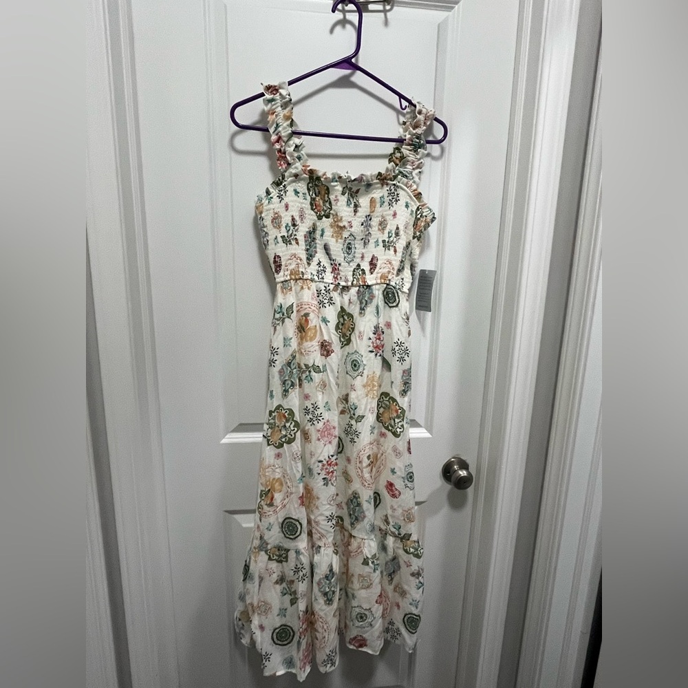Blu Pepper Women’s Shell Sleeveless Dress Long Size Small NWT